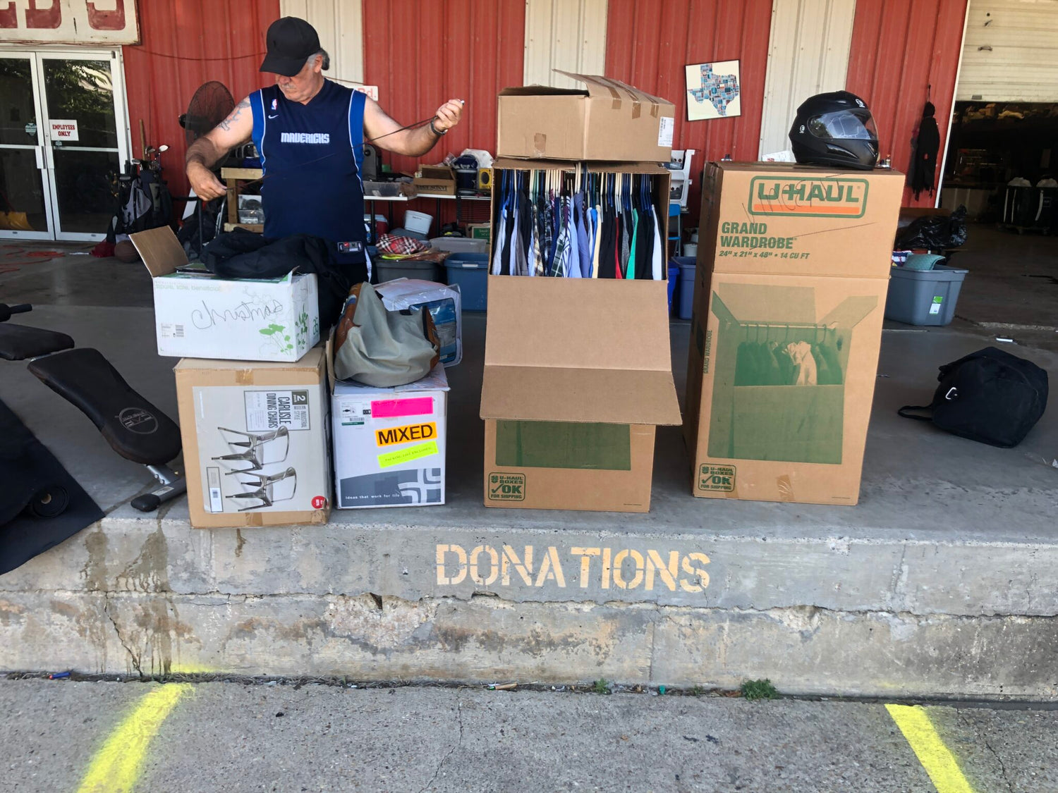Items collected during junk removal donated to local charities in Fresno California